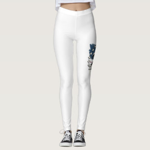  Flag of the United States. President Donald Trump Leggings