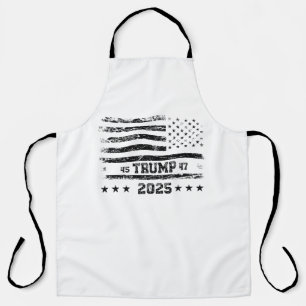 Flag of the United States.President Donald Trump.R Apron