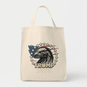 Flag of the United States. President Donald Trump Tote Bag