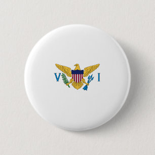 Flag of the United States Virgin Islands 2 Inch Round Button