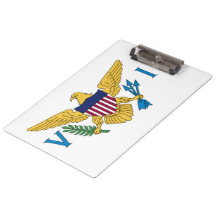 Flag of the United States Virgin Islands Clipboard