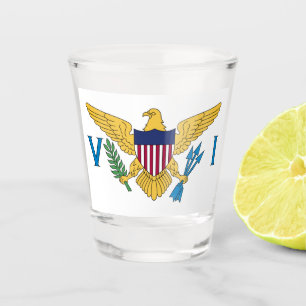 Flag of the United States Virgin Islands Shot Glass