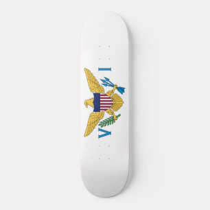 Flag of the United States Virgin Islands Skateboard