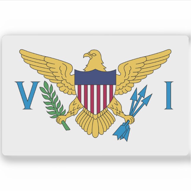 Flag of the United States Virgin Islands, USA (Front)