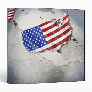Flag of the USA Binder
