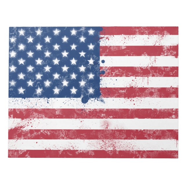 Flag of the USA Notepad (Front)
