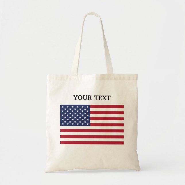 Flag of the USA Tote Bag (Front)