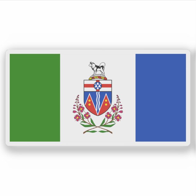 Flag of the Yukon province, Canada (Front)