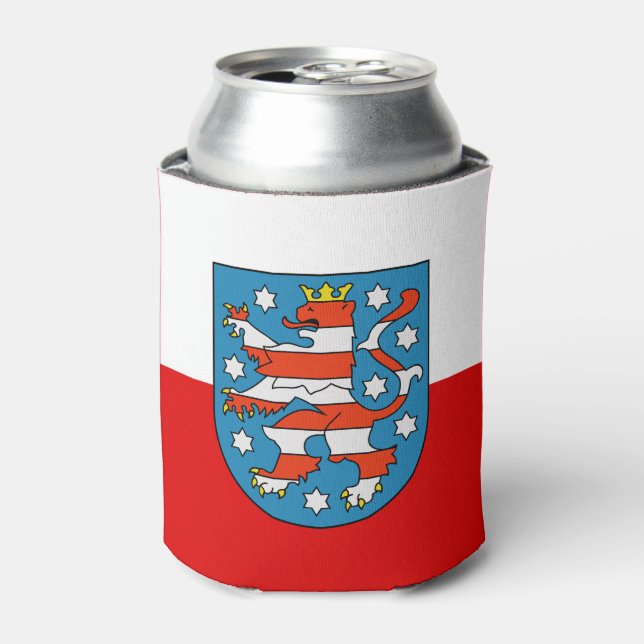 Flag of Thuringia Can Cooler (Can Front)