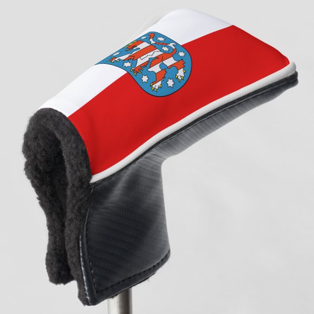 Flag of Thuringia Golf Head Cover (3/4 Front)