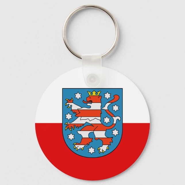 Flag of Thuringia Keychain (Front)