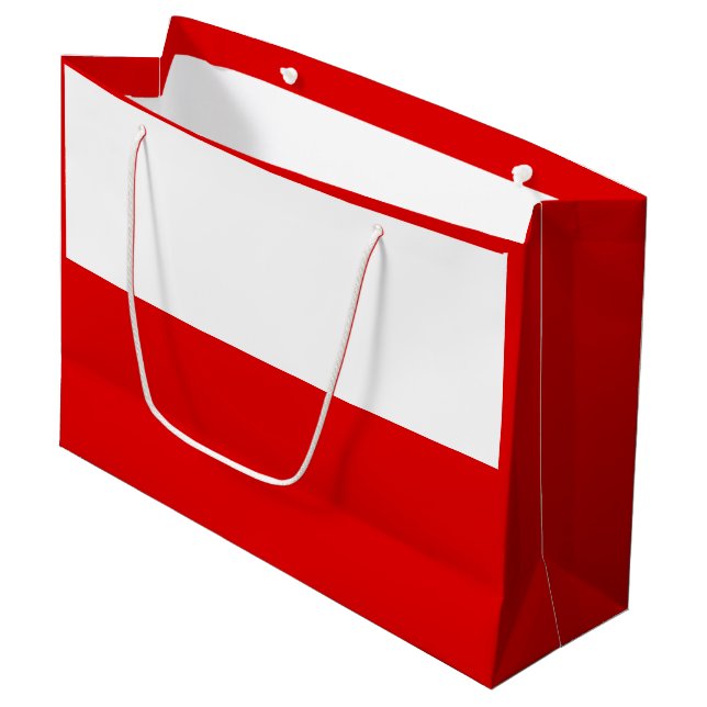 Flag of Thuringia Large Gift Bag (Front Angled)