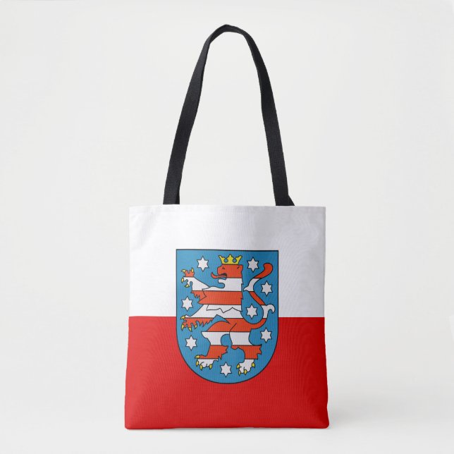 Flag of Thuringia Tote Bag (Front)