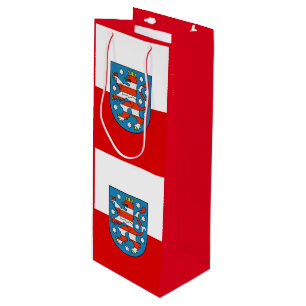 Flag of Thuringia Wine Gift Bag