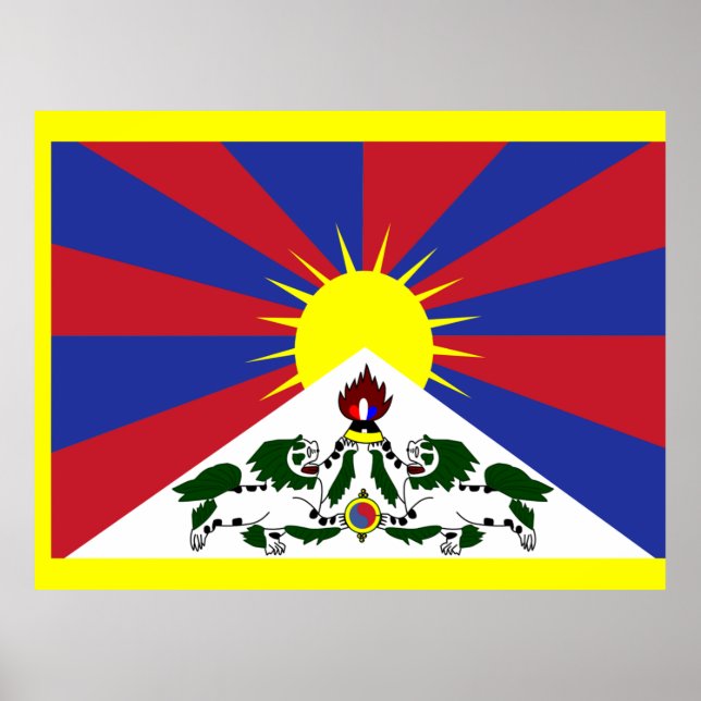 Flag of Tibet Poster (Front)
