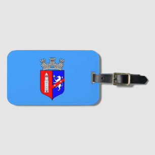Flag of Tirana, Albania Luggage Tag