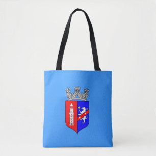 Flag of Tirana, Albania Tote Bag