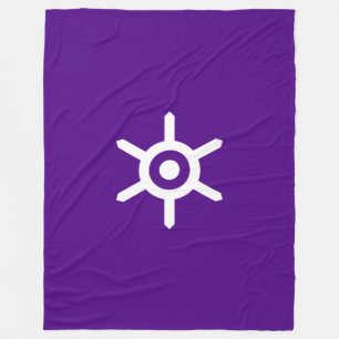 Flag of Tokyo prefecture, Japan Fleece Blanket