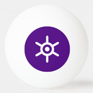 Flag of Tokyo prefecture, Japan Ping Pong Ball
