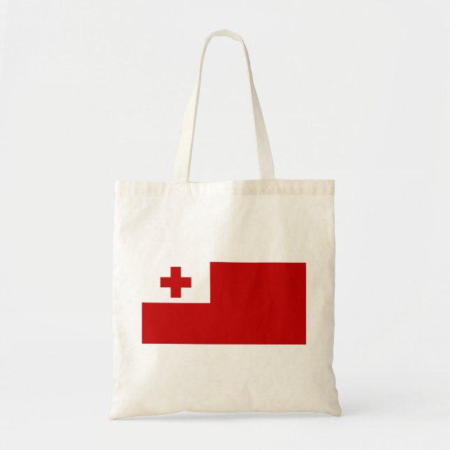 Flag of Tonga Budget Tote Bag (Front)