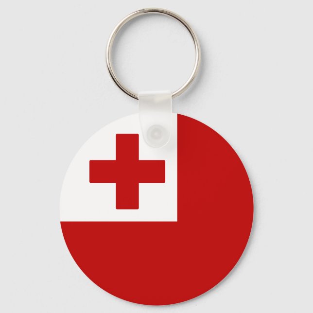 Flag of Tonga Keychain (Front)