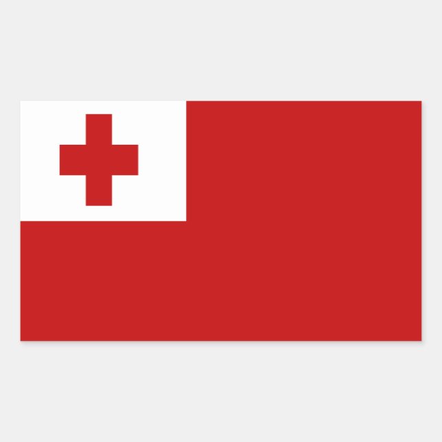 FLAG OF TONGA STICKER (Front)