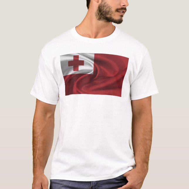 Flag Of Tonga T-Shirt (Front)