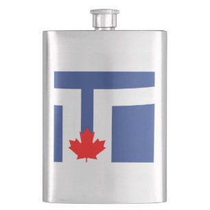Flag of Toronto, Ontario Flask