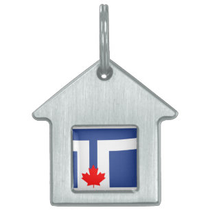 Flag of Toronto, Ontario Pet ID Tag