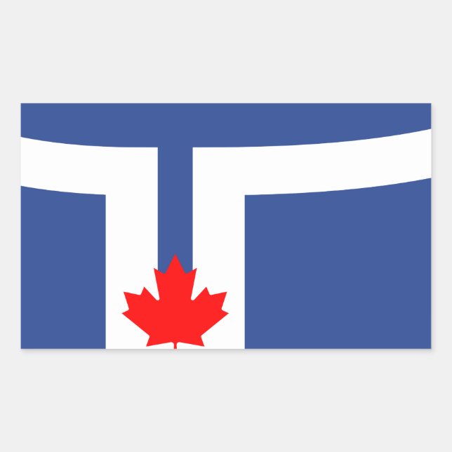 Flag of Toronto, Ontario Sticker (Front)