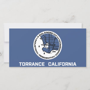 Flag of Torrance (California) Card