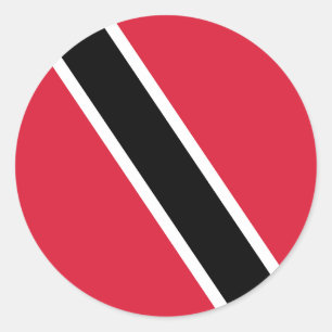 Flag of Trinidad and Tobago Classic Round Sticker