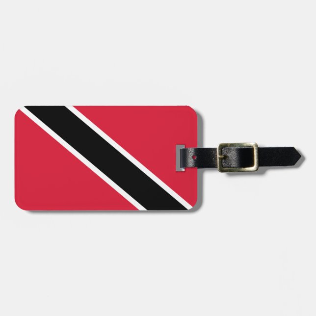 Flag of Trinidad and Tobago Luggage Tag (Front Horizontal)