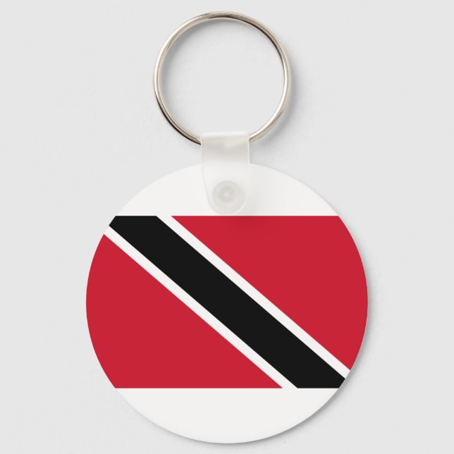 Flag of Trinidad and Tobago Products Keychain (Front)