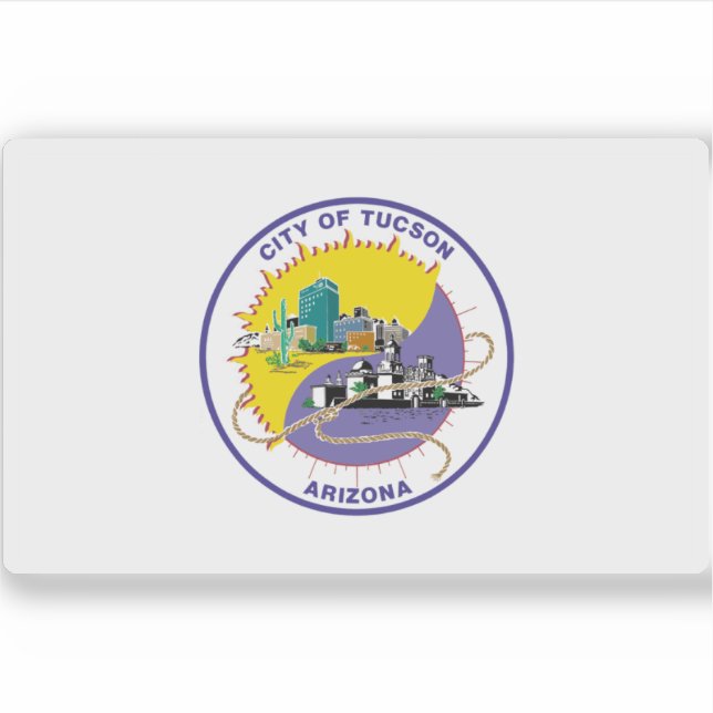 Flag of Tucson, Arizona, USA (Front)