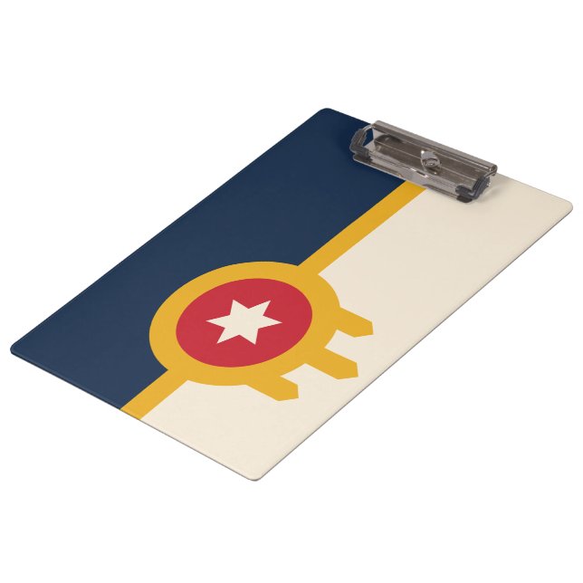 Flag of Tulsa (Oklahoma) Clipboard (Angled)