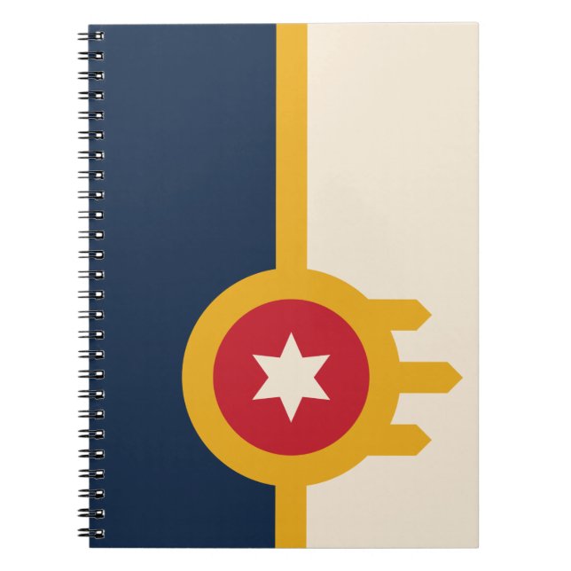 Flag of Tulsa (Oklahoma) Notebook (Front)