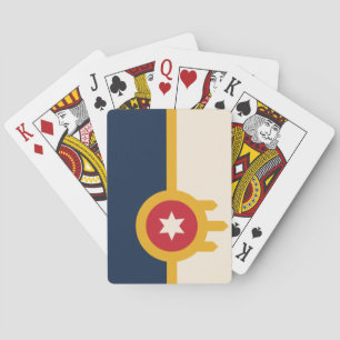Flag of Tulsa (Oklahoma) Playing Cards