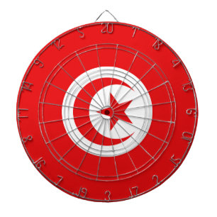 Flag of Tunisia Dartboard