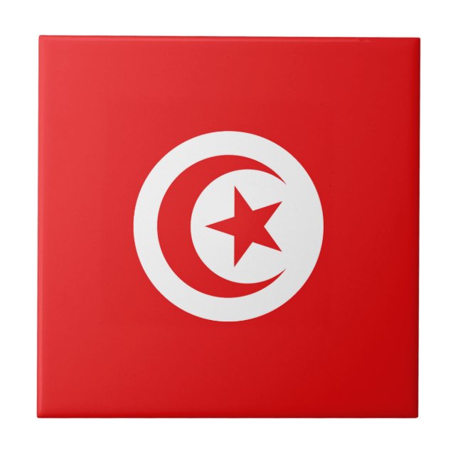 Flag of Tunisia Tile (Front)