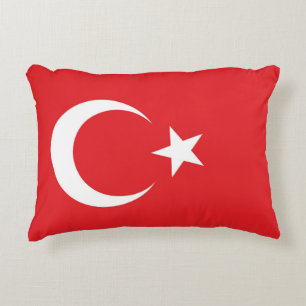 Flag of Turkey Accent Pillow