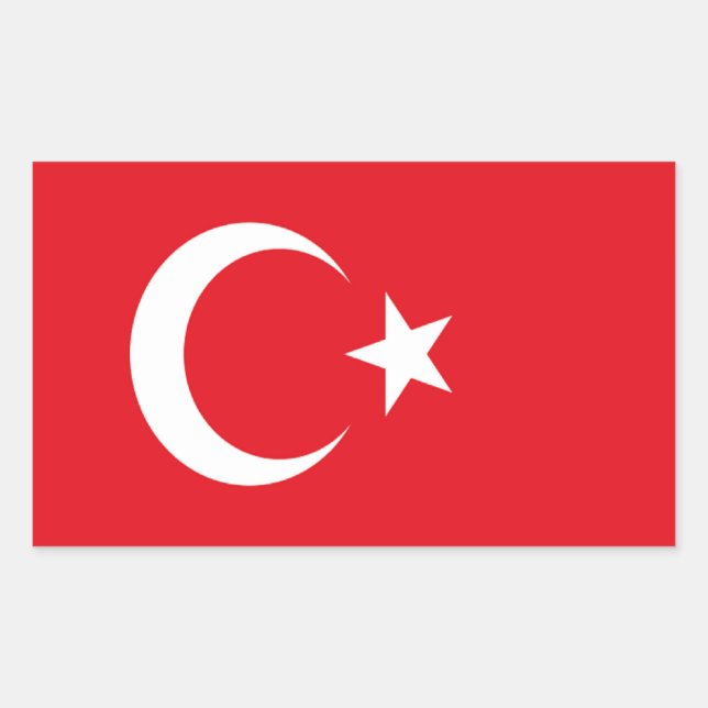 Flag of Turkey Sticker (Front)