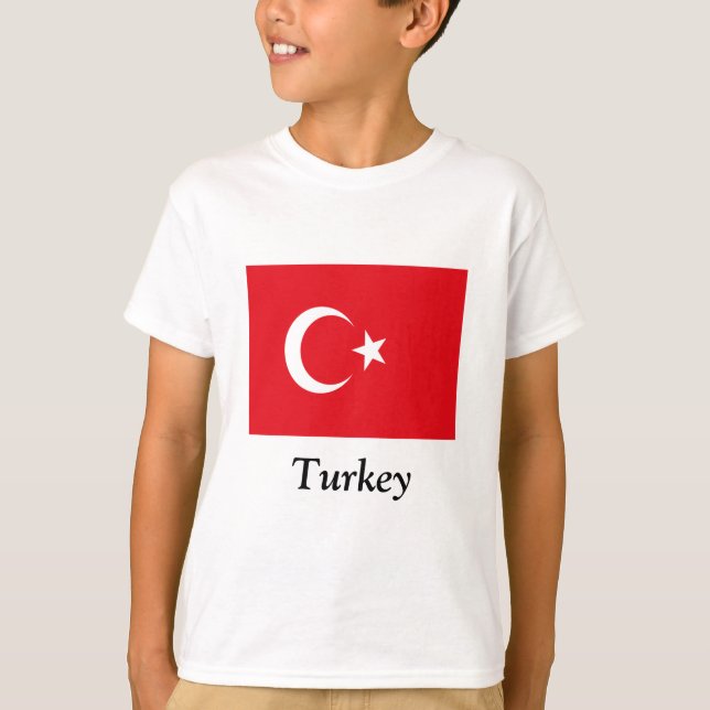 Flag of Turkey T-Shirt (Front)