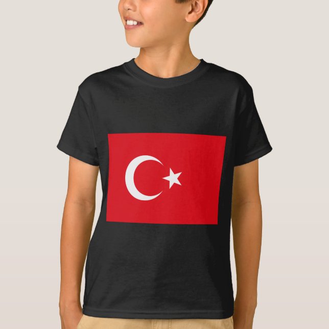 Flag of Turkey - Turkish flag - Türk bayrağı T-Shirt (Front)