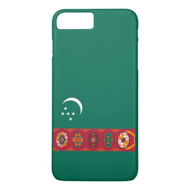 Flag of Turkmenistan Case-Mate iPhone Case (Back)