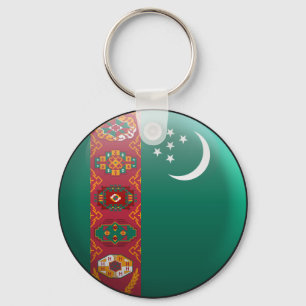 Flag of Turkmenistan Keychain