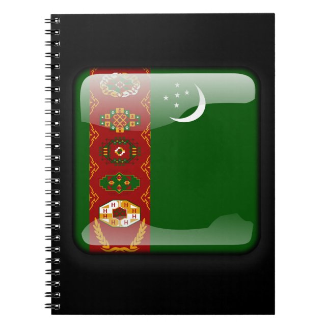 Flag of Turkmenistan Notebook (Front)