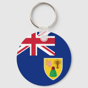 Flag of Turks and Caicos Islands Keychain