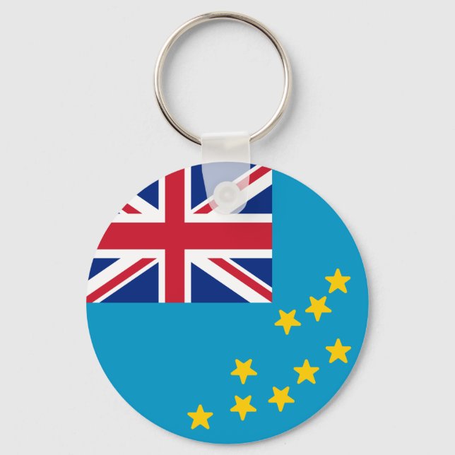 Flag of Tuvalu Keychain (Front)