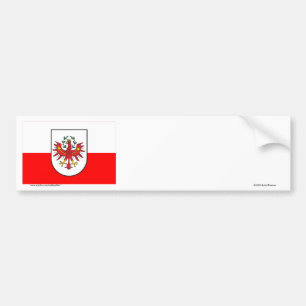 Flag of Tyrol, Austria Bumper Sticker